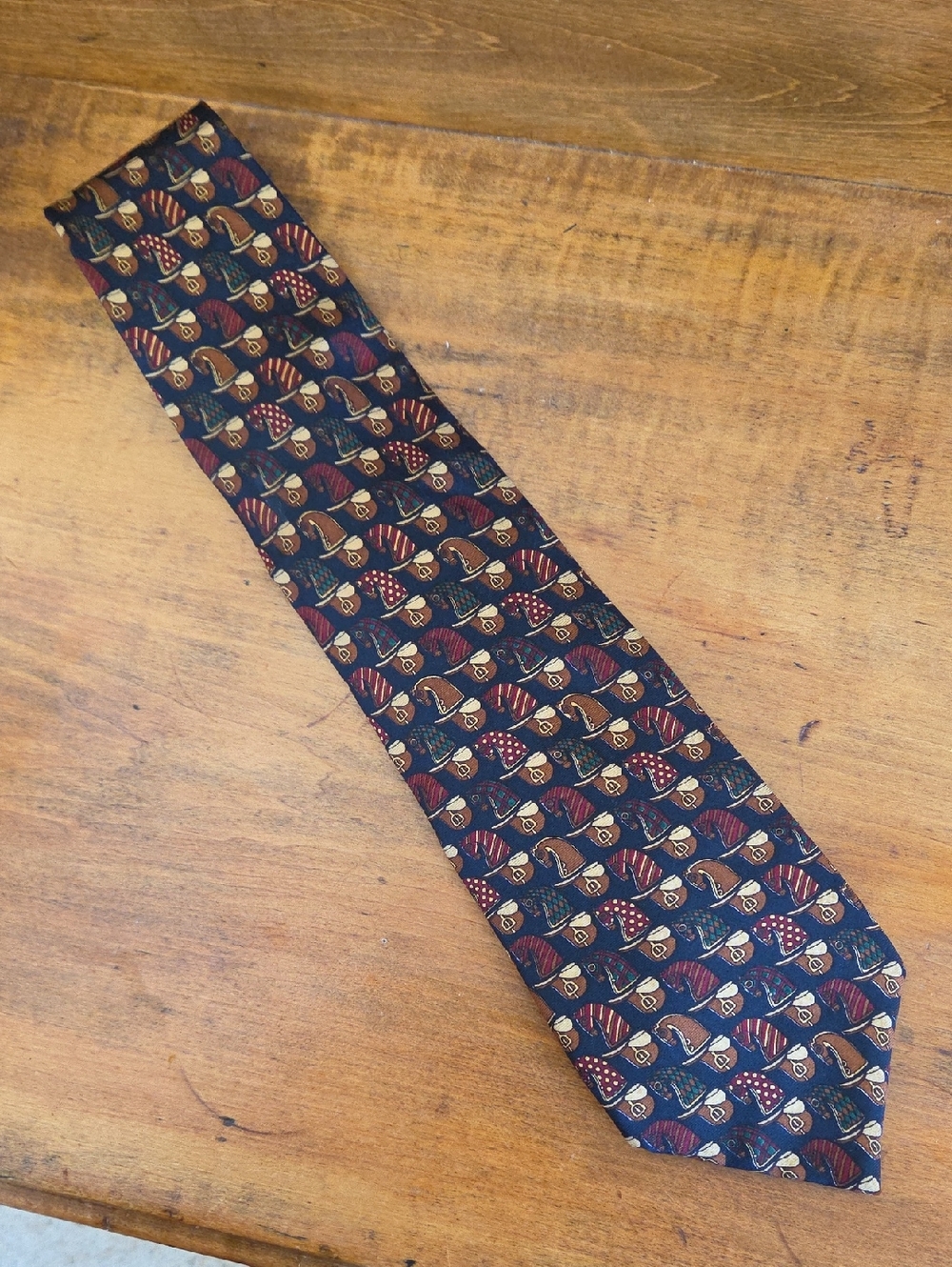 Guy Laroche Monsieur Equestrian Silk Tie